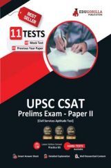 UPSC CSAT Prelims Exam 2022 Paper - 2 Book | 8 Mock Tests + 3 Previous Year Papers | Free Access to Online Tests UPSC CSAT Prelims Exam 2022 Paper - 2 Book | 8 Mock Tests + 3 Previous Year Papers | Free Access to Online Tests