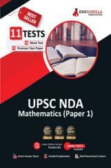 UPSC NDA Mathematics (Paper I) Prep Book 2022 | 1300+ Solved Questions (8 Full-length Mock Tests + 3 Previous Year Papers) | Free Access to Online Tests UPSC NDA Mathematics (Paper I) Prep Book 2022 | 1300+ Solved Questions (8 Full-length Mock Tests + 3 Previous Year Papers) | Free Access to Online Tests