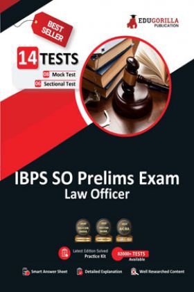 IBPS SO Law Officer (Scale I) Prelims Exam (English Edition) 2023 - 8 Mock Tests and 6 Sectional Tests (1500 Solved Questions) with Free Access To Online Tests