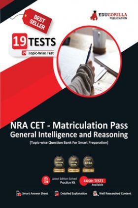 NRA CET 10th Pass General Intelligence and Reasoning 2023 (English Edition) - 19 Topic-wise Solved Tests (Common Eligibility Test) with Free Access to Online Tests