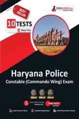 EduGorilla Haryana Police Constable Commando Wing Book 2023 (English Edition) - 10 Full Length Mock Tests (1000 Solved Questions) with Free Access to Online Tests EduGorilla Haryana Police Constable Commando Wing Book 2023 (English Edition) - 10 Full Length Mock Tests (1000 Solved Questions) with Free Access to Online Tests