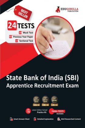 SBI Apprentice Exam 2023 (English Edition) - 10 Mock Tests, 12 Sectional Tests and 2 Previous Year Papers (1500 Solved Questions) with Free Access To Online Tests