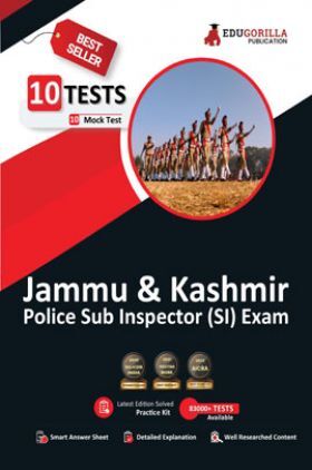 Jammu and Kashmir Police Sub Inspector Recruitment Book 2023 (English Edition) - 10 Full Length Mock Tests (1200 Solved Questions for Self Evaluation) with Free Access To Online Tests