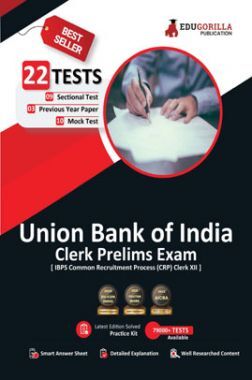 Union Bank of India Clerk Prelims (IBPS CRP PO/MT XIII) Book 2023 (English Edition) - 10 Full Length Mock Tests, 9 Sectional Tests and 3 Previous Year Papers with Free Access to Online Tests