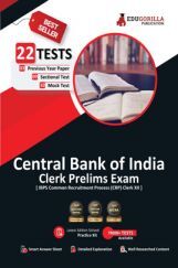 Central Bank of India Clerk Prelims (IBPS CRP PO/MT XIII) Book 2023 (English Edition) - 10 Full Length Mock Tests, 9 Sectional Tests and 3 Previous Year Paper with Free Access to Online Tests Central Bank of India Clerk Prelims (IBPS CRP PO/MT XIII) Book 2023 (English Edition) - 10 Full Length Mock Tests, 9 Sectional Tests and 3 Previous Year Paper with Free Access to Online Tests