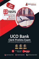 UCO Bank Clerk Prelims (IBPS CRP PO/MT XIII) Book 2023 (English Edition) - 10 Full Length Mock Tests, 9 Sectional Tests and 3 Previous Year Papers with Free Access to Online Tests UCO Bank Clerk Prelims (IBPS CRP PO/MT XIII) Book 2023 (English Edition) - 10 Full Length Mock Tests, 9 Sectional Tests and 3 Previous Year Papers with Free Access to Online Tests