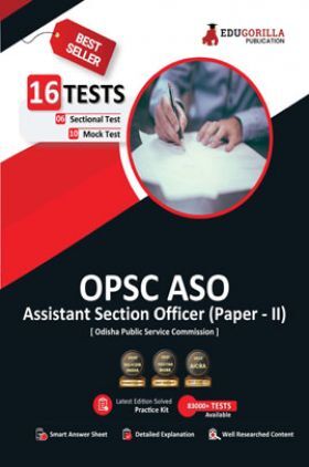 OPSC Assistant Section Officer (Paper II) Exam 2023 (English Edition) - 10 Full Length Mock Tests and 6 Sectional Tests (1300 Solved Questions) with Free Access to Online Tests