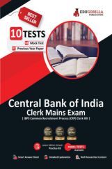 Central Bank of India Clerk Mains (IBPS CRP PO/MT XIII) Book 2023 (English Edition) - 8 Full Length Mock Tests and 2 Previous Year Papers with Free Access to Online Tests Central Bank of India Clerk Mains (IBPS CRP PO/MT XIII) Book 2023 (English Edition) - 8 Full Length Mock Tests and 2 Previous Year Papers with Free Access to Online Tests