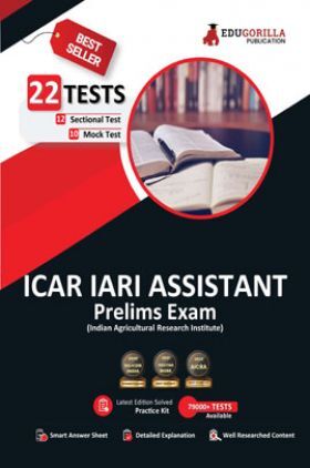 ICAR IARI Assistant Prelims Exam Book 2023 (English Edition) - 10 Full Length Mock Tests and 12 Sectional Tests (1300 Solved Questions) with Free Access to Online Tests