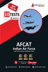 AFCAT Book 2023 : Air Force Common Admission Test (English Edition) - 10 Full Length Mock Tests (1000 Solved Questions) with Free Access to Online Tests AFCAT Book 2023 : Air Force Common Admission Test (English Edition) - 10 Full Length Mock Tests (1000 Solved Questions) with Free Access to Online Tests