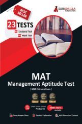 MAT 2023 : Management Aptitude Test (MBA Entrance Exam) - 8 Mock Tests and 15 Sectional Tests (2200 Solved Questions) with Free Access to Online Tests MAT 2023 : Management Aptitude Test (MBA Entrance Exam) - 8 Mock Tests and 15 Sectional Tests (2200 Solved Questions) with Free Access to Online Tests