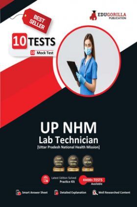 UP NHM Lab Technician Book 2023 (English Edition) - 10 Full Length Mock Tests (1000 Solved Questions) with Free Access to Online Tests
