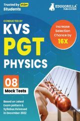 KVS PGT Physics Exam Prep Book 2023 (Subject Specific) : Post Graduate Teacher (English Edition) - 8 Mock Tests (Solved) with Free Access to Online Tests KVS PGT Physics Exam Prep Book 2023 (Subject Specific) : Post Graduate Teacher (English Edition) - 8 Mock Tests (Solved) with Free Access to Online Tests