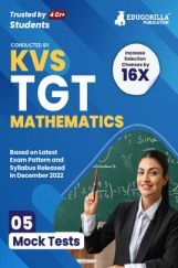KVS TGT Mathematics Exam Prep Book 2023 (Subject Specific) : Trained Graduate Teacher (English Edition) - 5 Mock Tests (Solved) with Free Access to Online Tests KVS TGT Mathematics Exam Prep Book 2023 (Subject Specific) : Trained Graduate Teacher (English Edition) - 5 Mock Tests (Solved) with Free Access to Online Tests