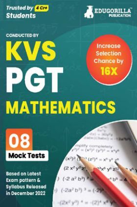 KVS PGT Mathematics Exam Prep Book 2023 (Subject Specific) : Post Graduate Teacher (English Edition) - 8 Mock Tests (Solved) with Free Access to Online Tests