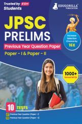 JPSC Prelims Exam - 10 Previous Year Papers (7 PYPs of Paper I and 3 PYPs of Paper II) 1000 Solved Questions (English Edition) with Free Access to Online Tests JPSC Prelims Exam - 10 Previous Year Papers (7 PYPs of Paper I and 3 PYPs of Paper II) 1000 Solved Questions (English Edition) with Free Access to Online Tests