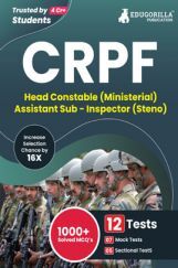 CRPF Head Constable (Ministerial) & ASI (Steno) Exam 2023 (English Edition) - 7 Full Length Mock Tests and 5 Previous Year Papers with Free Access to Online Tests CRPF Head Constable (Ministerial) & ASI (Steno) Exam 2023 (English Edition) - 7 Full Length Mock Tests and 5 Previous Year Papers with Free Access to Online Tests