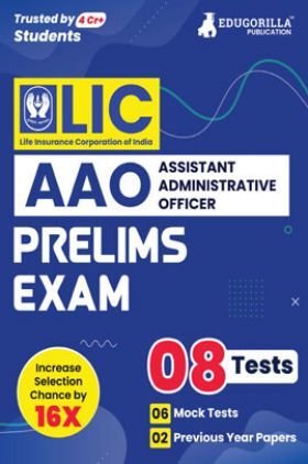 LIC AAO Assistant Administrative Officer Prelims Exam 2023 (English Edition) - 6 Full Length Mock Tests and 2 Previous Year Papers with Free Access to Online Tests