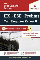 EduGorilla IES - ESE Civil Engineer (CE) 2020 | Prelims | Paper- II | 5 Full Length Mock Test + Sectional Tests | Latest Edition Practice Kit