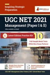 UGC NET Management 2021 | 10 Full-length Mock Test (Paper I & II) | With Latest Exam Pattern