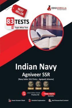 EduGorilla Indian Navy Agniveer SSR 2022 | Navy Sailor 10+2 Entry Batch | 83 Topic-Wise Solved Tests