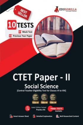 CTET Paper-II Exam : Social Science 7 Mock Tests + 3 Previous Year Papers (1500+ Solved Questions)