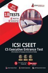 ICSI CSEET : CS Executive Entrance Test 10 Mock Tests + 8 Sectional Tests (1400+ Solved Questions) ICSI CSEET : CS Executive Entrance Test 10 Mock Tests + 8 Sectional Tests (1400+ Solved Questions)
