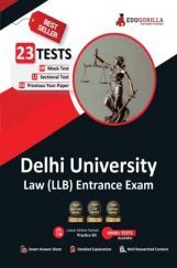 DU LLB (Law) Entrance Exam 2022 | 8 Full-length Mock Tests (Solved) + 12 Sectional Tests (Solved) + 3 Previous Year Papers (Unsolved) DU LLB (Law) Entrance Exam 2022 | 8 Full-length Mock Tests (Solved) + 12 Sectional Tests (Solved) + 3 Previous Year Papers (Unsolved)