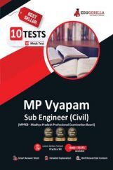 MPPEB Sub Engineer Civil Exam 2022 | MP Vyapam | 10 Full-length Mock Tests (2000+ Solved Questions) | Free Access to Online Tests MPPEB Sub Engineer Civil Exam 2022 | MP Vyapam | 10 Full-length Mock Tests (2000+ Solved Questions) | Free Access to Online Tests