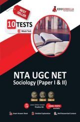 NTA UGC NET Sociology 2022 (Paper I & II) | Teaching and Research Aptitude | 10 Full-length Mock Tests [Solved 1500+ Questions] | Free Access to Online Tests