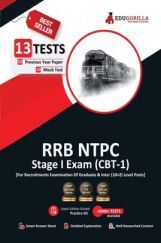 RRB NTPC Stage 1 (CBT-1) Exam 2022 | 1300+ Solved MCQ Questions (10 Mock Tests + 3 Previous Year Papers) | Free Access to Online Tests RRB NTPC Stage 1 (CBT-1) Exam 2022 | 1300+ Solved MCQ Questions (10 Mock Tests + 3 Previous Year Papers) | Free Access to Online Tests