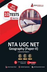 NTA UGC NET Geography 2022 (Concerned Subject : Paper II) | 10 Full-length Mock Tests [Solved 1000+ Questions] | Free Access to Online Tests