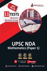 UPSC NDA Mathematics (Paper I) Prep Book 2022 | 1300+ Solved Questions (8 Full-length Mock Tests + 3 Previous Year Papers) | Free Access to Online Tests UPSC NDA Mathematics (Paper I) Prep Book 2022 | 1300+ Solved Questions (8 Full-length Mock Tests + 3 Previous Year Papers) | Free Access to Online Tests