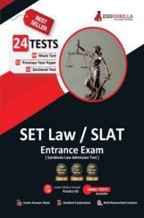 SET Law/SLAT Entrance Exam 2022 | Symbiosis Law Admission Test | 8 Mock Tests + 15 Sectional Tests + 1 Previous Year Paper SET Law/SLAT Entrance Exam 2022 | Symbiosis Law Admission Test | 8 Mock Tests + 15 Sectional Tests + 1 Previous Year Paper