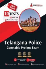 Telangana Police Constable Prelims Exam 2022 | 2000+ Solved Questions (8 Mock Tests + 2 Previous Year Papers) Telangana Police Constable Prelims Exam 2022 | 2000+ Solved Questions (8 Mock Tests + 2 Previous Year Papers)