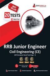 RRB JE Civil (CE) Exam 2022 CBT-1 | 20 Full-length Mock Tests (2000+ Solved Questions) | Free Access to Online Tests RRB JE Civil (CE) Exam 2022 CBT-1 | 20 Full-length Mock Tests (2000+ Solved Questions) | Free Access to Online Tests