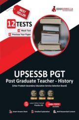 UP PGT History Exam 2022 | UPSESSB Post Graduate Teacher | 1500+ Solved Questions [10 Full-length Mock Tests + 2 Previous Year Papers]