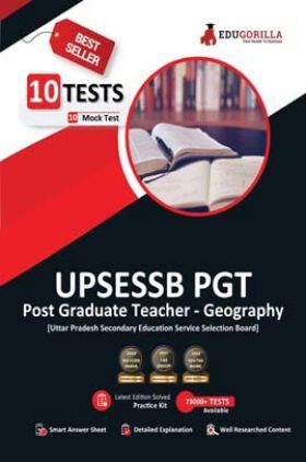 UP PGT Geography Exam 2022 | UPSESSB Post Graduate Teacher | 1200+ Solved Questions [10 Full-length Mock Tests]