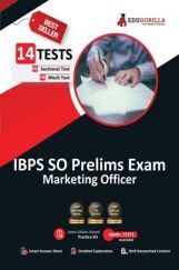 IBPS SO Marketing Officer (Scale I) Prelims Exam 2022 | 1500+ Solved Questions (8 Mock Tests + 6 Sectional Tests) IBPS SO Marketing Officer (Scale I) Prelims Exam 2022 | 1500+ Solved Questions (8 Mock Tests + 6 Sectional Tests)