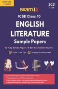 Exam18 ICSE Solved Sample Papers, English Literature, Class 10 (Reduced Syllabus) (For 2021 Exam) Exam18 ICSE Solved Sample Papers, English Literature, Class 10 (Reduced Syllabus) (For 2021 Exam)