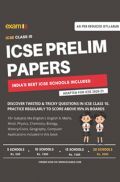Exam18 ICSE Class 10 Prelim Papers Package Of Best Schools (All Subjects) - Unsolved Papers - 20 Schools Exam18 ICSE Class 10 Prelim Papers Package Of Best Schools (All Subjects) - Unsolved Papers - 20 Schools