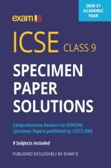 Exam18 ICSE Class 9 Official Specimen Paper Solutions Exam18 ICSE Class 9 Official Specimen Paper Solutions
