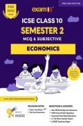 Exam18 ICSE Economics Semester 2 Class 10, MCQ & Subjective Revision Book, March 2022 Exams
