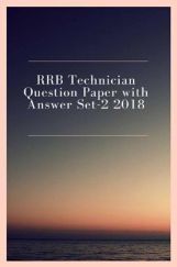 RRB Technician Question Paper with Answer Set-2 2018
