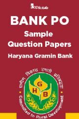 BANK PO Sample Question Papers For Haryana Gramin Bank BANK PO Sample Question Papers For Haryana Gramin Bank