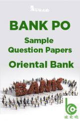 BANK PO Sample Question Papers For Oriental Bank BANK PO Sample Question Papers For Oriental Bank