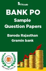 BANK PO Sample Question Papers For Baroda Rajasthan Gramin Bank BANK PO Sample Question Papers For Baroda Rajasthan Gramin Bank