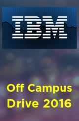 IBM Off Campus Drive 2016 IBM Off Campus Drive 2016