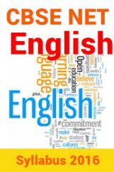 CBSE NET English Syllabus 2016 CBSE NET English Syllabus 2016
