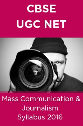 CBSE NET Mass Communication and Journalism Syllabus 2016